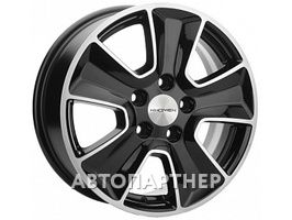 Khomen Wheels KHW1601 (16_Duster) 6.5x16 5x114.3 ET50 66.1 Black-FP